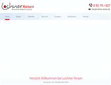 Tablet Screenshot of lochner-reisen.de